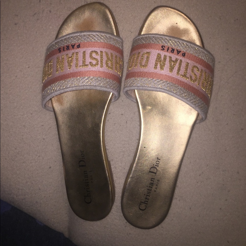 Christian Dior sandals size 37 1/2